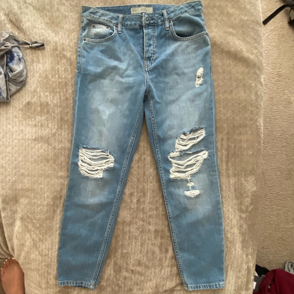 TopShop boyfriend jeans